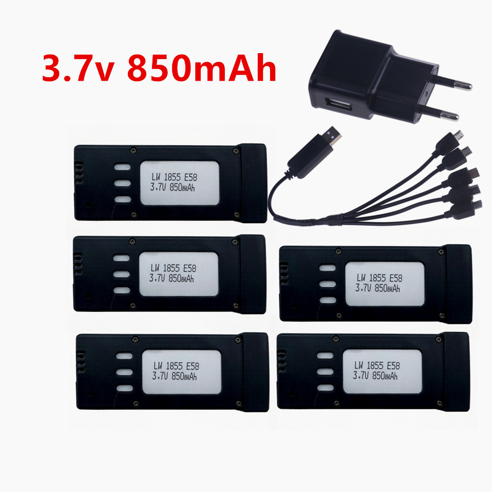 Eachine Drone E58 - Baterai Lithium Drone RC 3.7V 850MAh