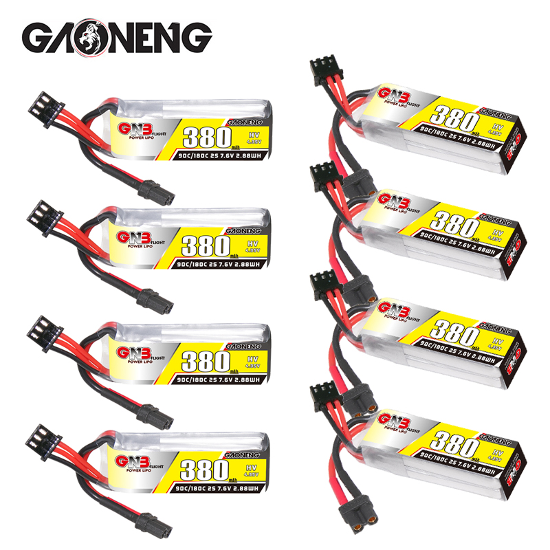 Rc Helicopter Parts - Baterai Lipo GNB 2S 7.6V 380mAh