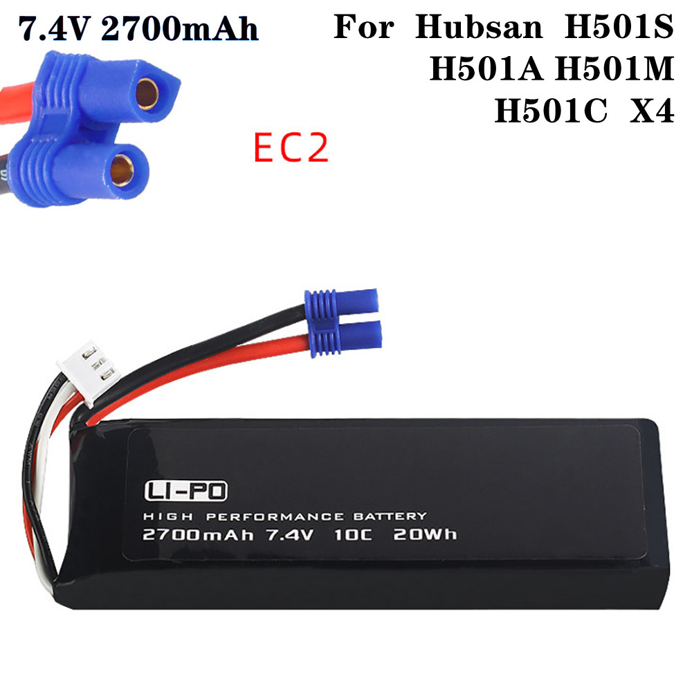 Rc Helicopter Coaxial - Baterai asli 7.4V 2700mAh 10C untuk