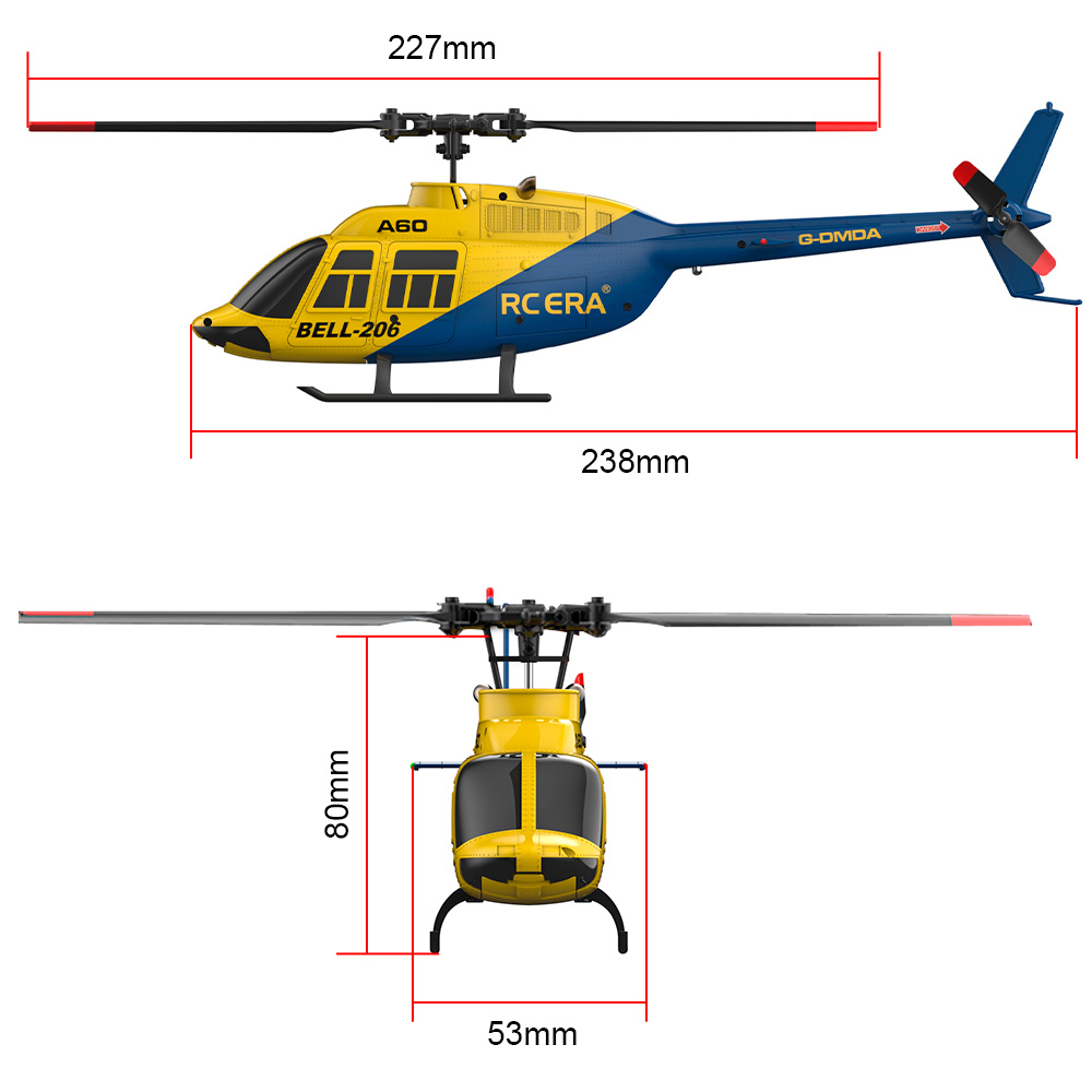 Helikopter RC ERA A60 4CH Skal - Rc Helicopter Gyro ulasan dan harga